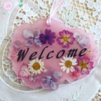 押し花のウェルカムアレンジメント