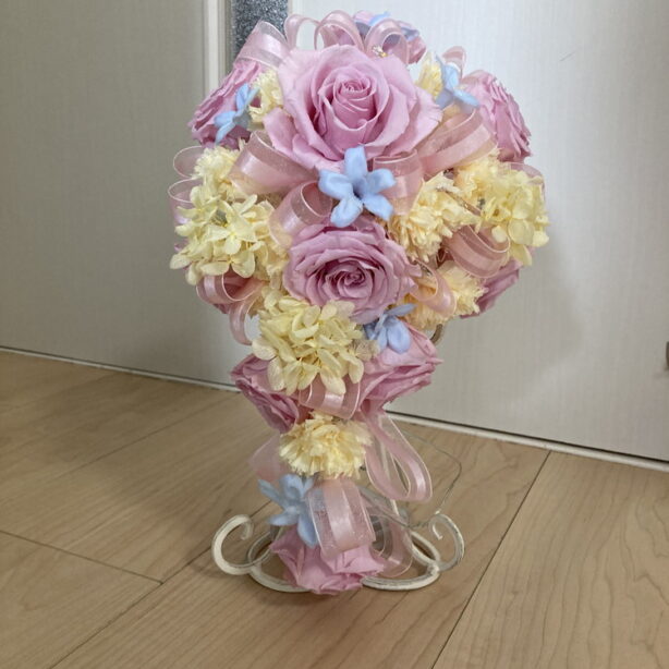 光るウェディング　ブーケ　レンタル