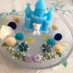 くまとお城のフラワーキャンドル | M&R happy くまとお城のフラワーキャンドル